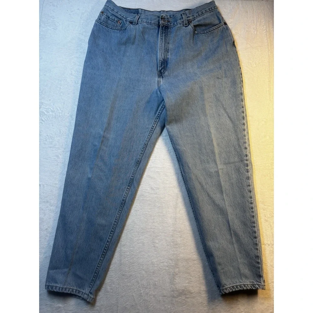 Vintage Levi's‎ 550 Relaxed Fit Jeans 20 W S Light Wash Tapered Leg  Made in USA